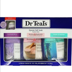 NWOT Dr Teal’s Epsom Salt 3pk.